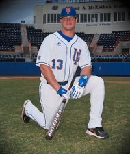Baseball Player Kneeling
